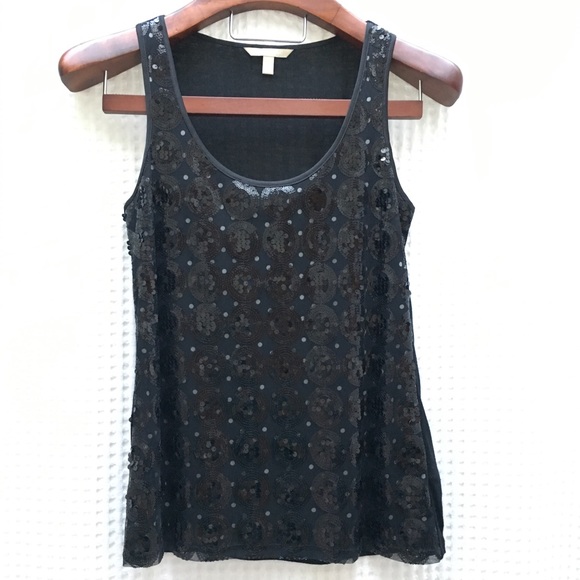 Like new Banana Republic sequin tank - Picture 1 of 4